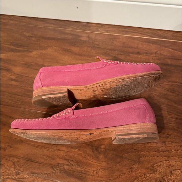 Tory Burch Pink Suede Loafers -Size 8 - Picture 10 of 14